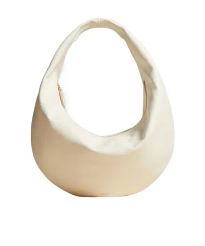 Khaite Zippered Handbag In Nude