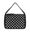 Khaite Elena Small Studded Leather Shoulder Bag In Black