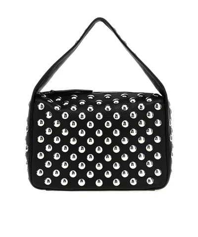 KHAITE KHAITE ELENA STUD EMBELLISHED SHOULDER BAG