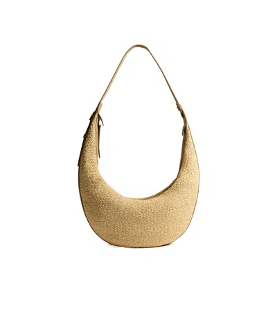 Khaite Zippered Shoulder Bag In Nude