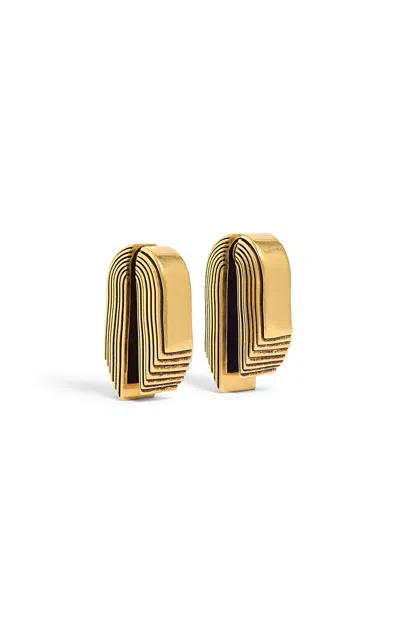 Khaite Zucchini 18k Gold-plated Earrings