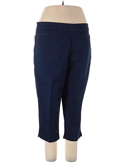 Pre-owned Khakis & Co Active Pants In Blue