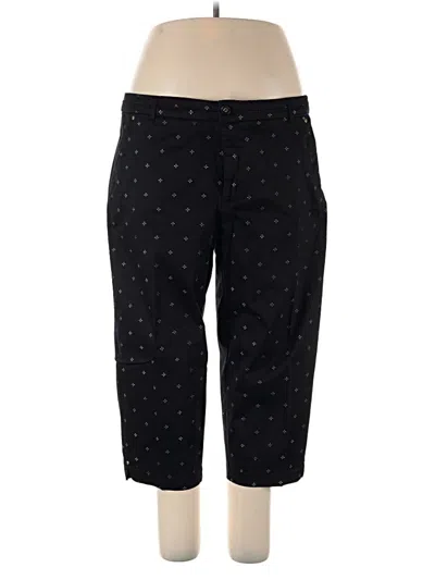 Pre-owned Khakis & Co Casual Pants In Black