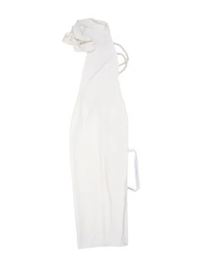 Pre-owned Khanums Asymmetrical Long Dress W/ Tags In Neutrals