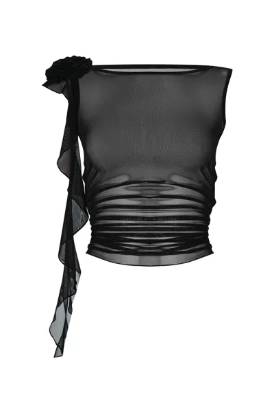 Khéla The Label Women's After Party Mesh Top In Black