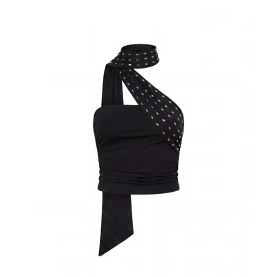 Khéla The Label Women's Black No Drama Top