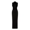 Khéla The Label Women's Black No Strings Attached Backless Slim Dress In Black