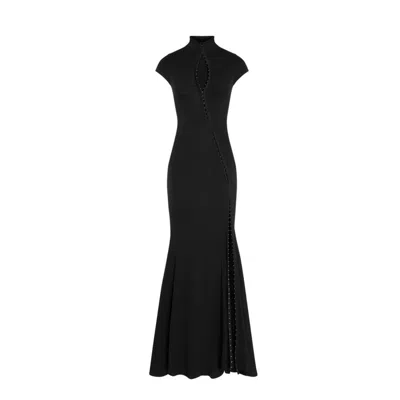 Khéla The Label Women's Black Risk It All Maxi Dress