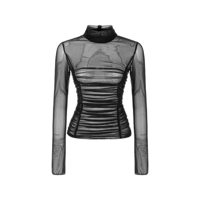Khéla The Label Women's Black Transparency Top