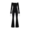 Khéla The Label Women's Black Wicked Wink Off Shoulder Jumpsuit In Black