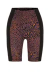 Khéla The Label Women's Contour Biker Leggings Leopard In Black