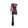 Khéla The Label Women's Corrupt Cosmo One Shoulder Printed Mini Dress In Black