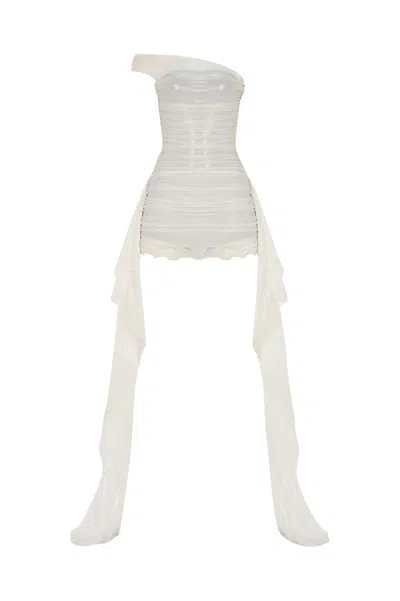 Khéla The Label Women's Dirty Talk Mini Tulle Dress In White