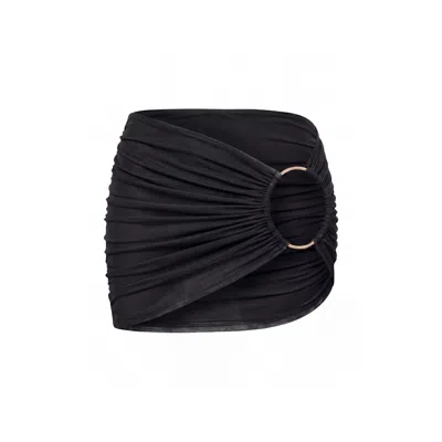 Khéla The Label Women's Don't Ring Twice Mesh Skirt In Black