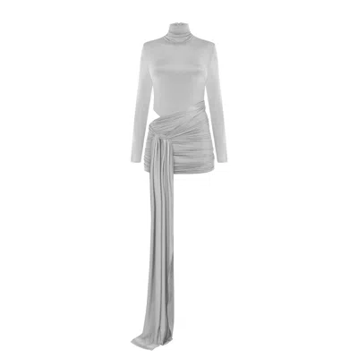 Khéla The Label Women's Grey Dare Me Mini Dress In Pearl In Grey