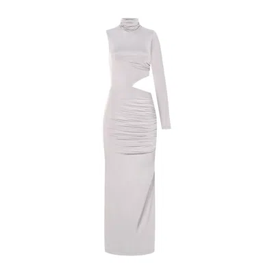 Khéla The Label Women's Grey Finesse Dress In Pearl In Grey