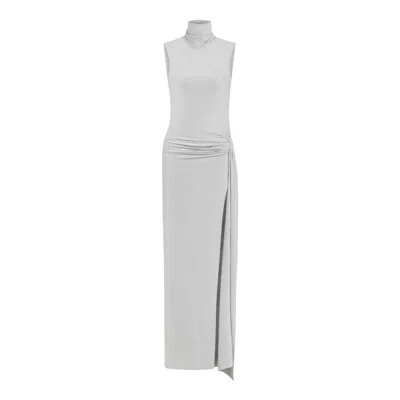 Khéla The Label Women's Grey In The Moment Dress In Pearl In Grey