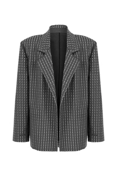 Khéla The Label Women's Grey Radiance Blazer