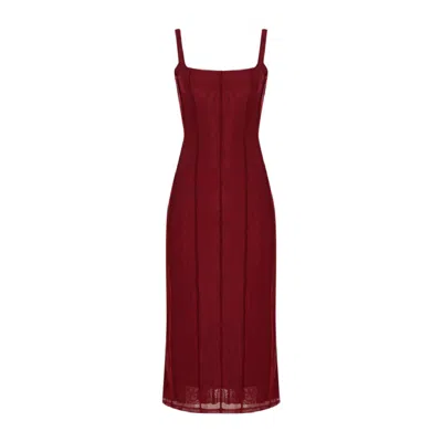 Khéla The Label Women's Red Exposé Dress