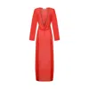 Khéla The Label Women's Red Heatwave Dress In Coral