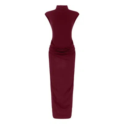 Khéla The Label Women's Red Stunner Dress In Burgundy