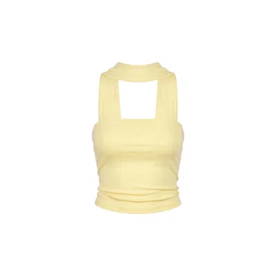 Khéla The Label Women's Say Less Top In Butter Yellow