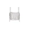 Khéla The Label Women's Silver Boyfriend Is Out Of Town Chain Top