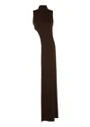 Khéla The Label Women's Stay Mad Asymmetric Brown Top In Brown