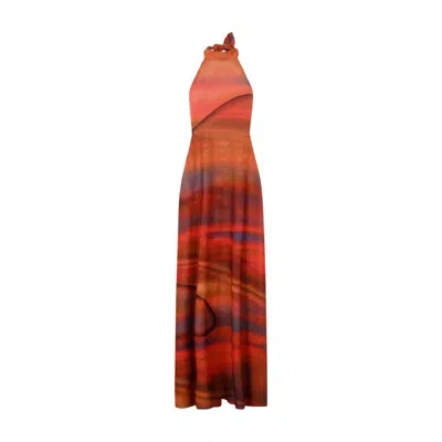 Khéla The Label Women's Sweet Escape Dress In Sunset Print