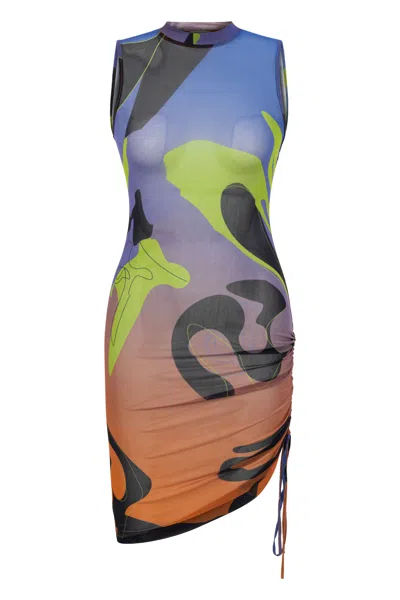 Khéla The Label Women's Tainted Flower Mesh Dress In Multi