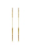 Khepri 18k And 22k Yellow Gold Diamond Ear Chains