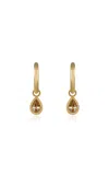 Khepri 18k And 22k Yellow Gold Diamond Earrings