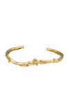 Khepri Fancy Color 18k Yellow Gold Diamond Cuff