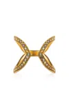 Khepri Gap Harness 18k Yellow Gold Diamond Ring