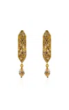 Khepri Stardust Fancy 18k Yellow Gold Diamond Hoop Earrings