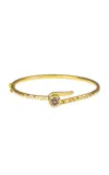 Khepri The Jj Knot 18k Yellow Gold Diamond Bangle