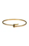 Khepri The Jj Knot 18k Yellow Gold Diamond Bangle