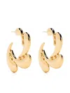 Khiry 18k Gold Vermeil Talon Coalition Hoop Earrings In Gold