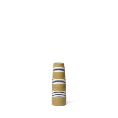 Kähler Earthenware Tabletop Candlestick In Ochre