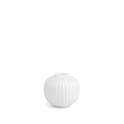 Kähler Hammershøi Porcelain Tabletop Candlestick Holder In White