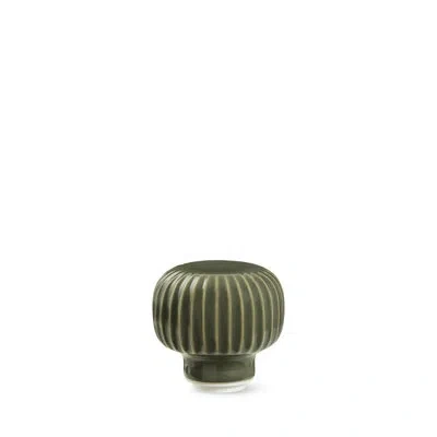 Kähler Hammershoi Grinder Knob In Natural,dark Green