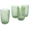 Kähler Kahler Hammershøi Set Of 4 Tumblers In Green