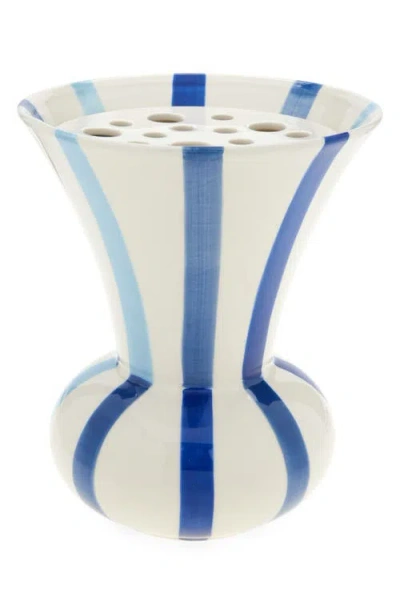 Kähler Kahler Signature Vase In Blue
