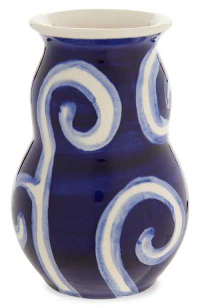 Kähler Kahler Tulle 5" Vase In Blue