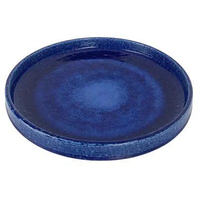 Pre-owned Kähler Large Danish Stoneware Bowl By Palshus Denmark, Per & Annelise Linnemann-schmidt In Purple