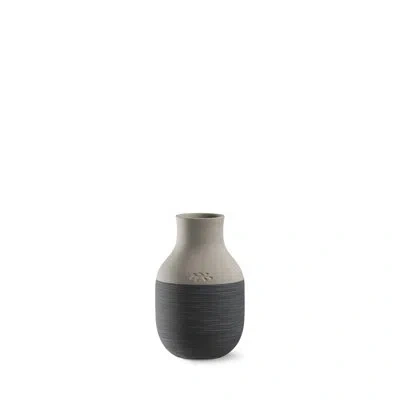 Kähler Omaggio Circulare Vase Anthracite Gray