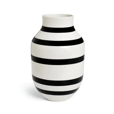 Kähler Omaggio Vase In White,black