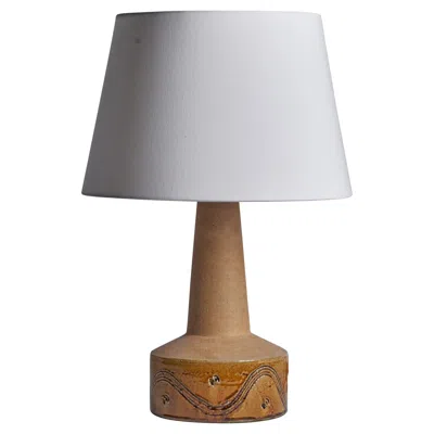 Pre-owned Kähler , Table Lamp, Ceramic, Denmark, 1940s In Transparent
