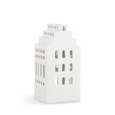 Kähler Urbania Lighthouse Manor, White, H: 6.7"