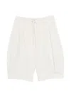 Khoki Drawstring Shorts In Neutral